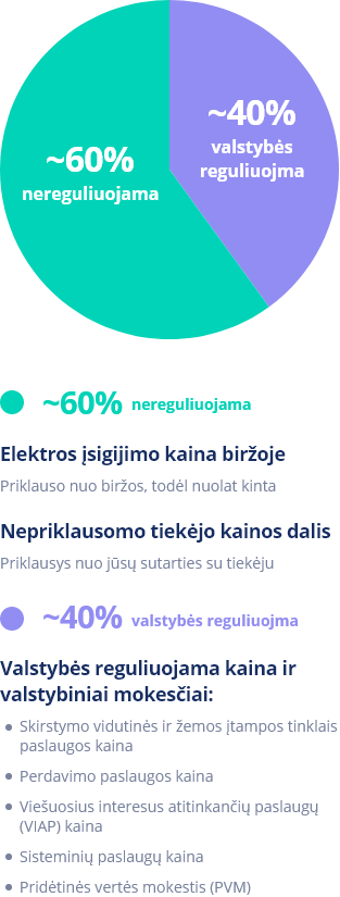 Elektros kaina